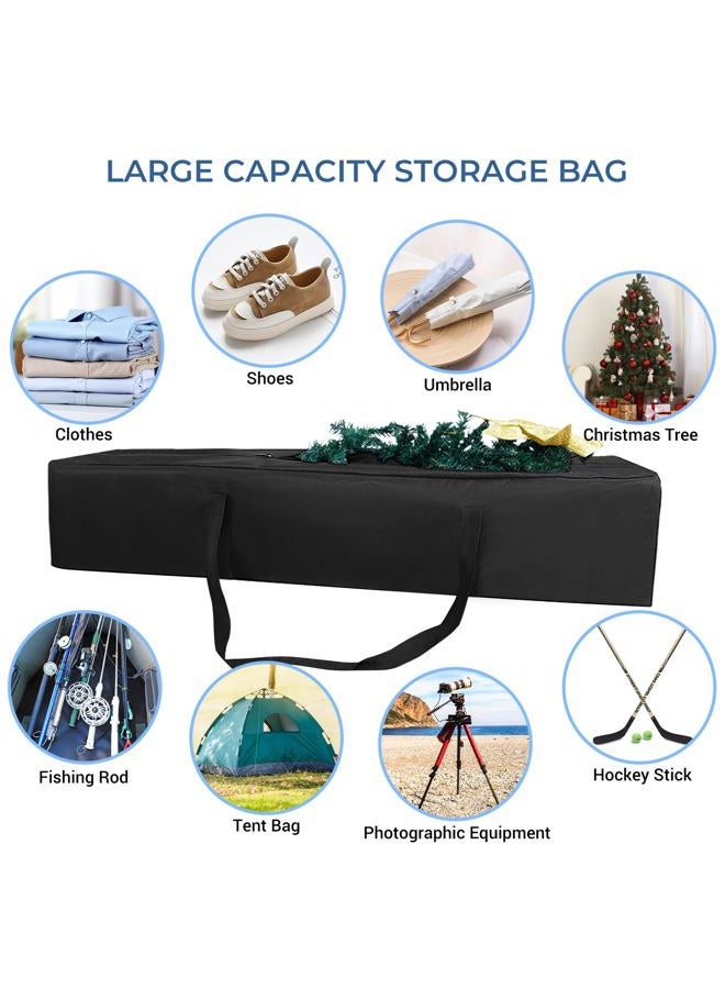 COOLBEBE Sports Duffle Bag - Extra Large Travel Duffel Luggage Bag with Upgrade Zipper, Durable & Water Resistant, Black, Black 36inch, 36" x 13" x 13" - Image 3
