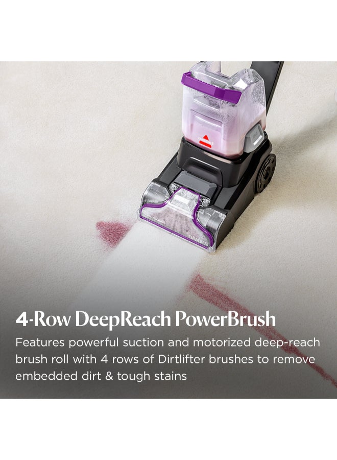 Bissell TurboClean PowerBrush 4085K – Carpet Cleaner with 4-Row Brushroll, Powerful Suction, 2.1m Hose & 10cm Stain Tool, Compact, Lightweight with Wash & Protect Pro Solution | 2-Year Warranty 600 W 4058K Purple - Image 4