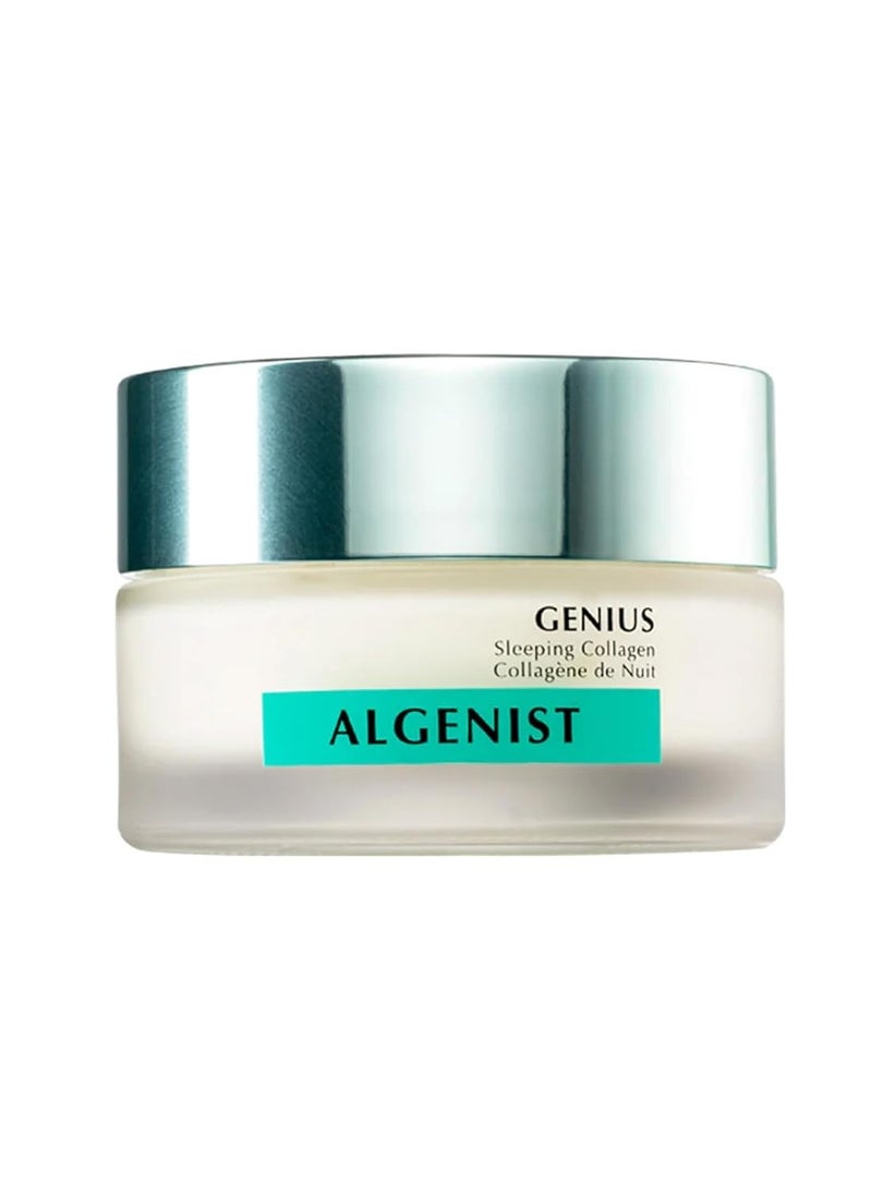 Algenist Algenist GENIUS Sleeping Collagen - Vegan Collagen Night Cream with Ceramides for Smooth, Glowing Skin - Non-Comedogenic & Hypoallergenic Skincare  - Image 1