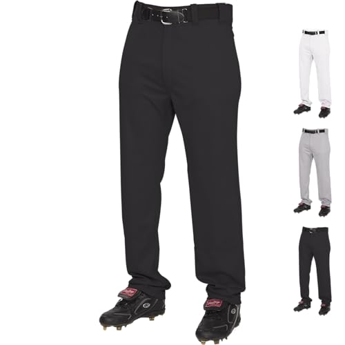 Rawlings | BP31SR Baseball Pants | Semi-Relaxed Fit | Black | Adult X-Large - Image 1