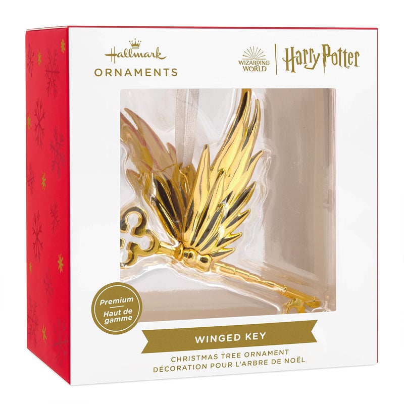 Hallmark Harry Potter Winged Key Christmas Ornament  Metal - Image 3