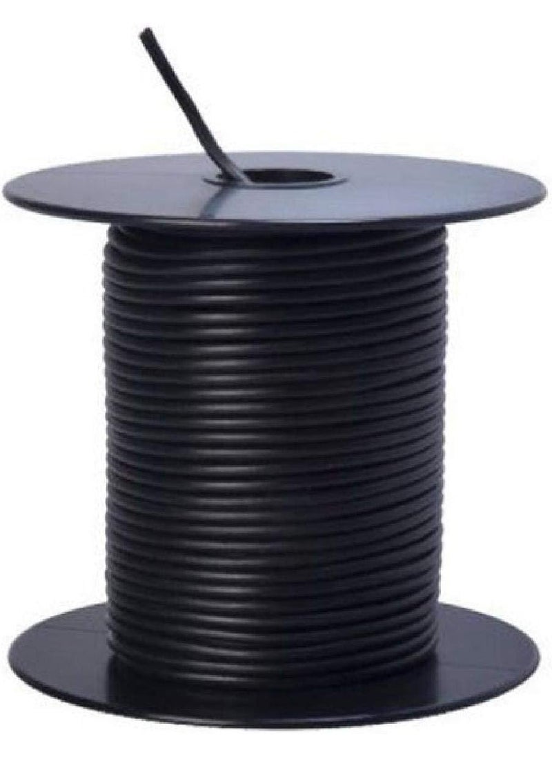 Woods Southwire 55667323 Primary Wire 18Gauge Bulk Spool 100Feet Black  - Image 1