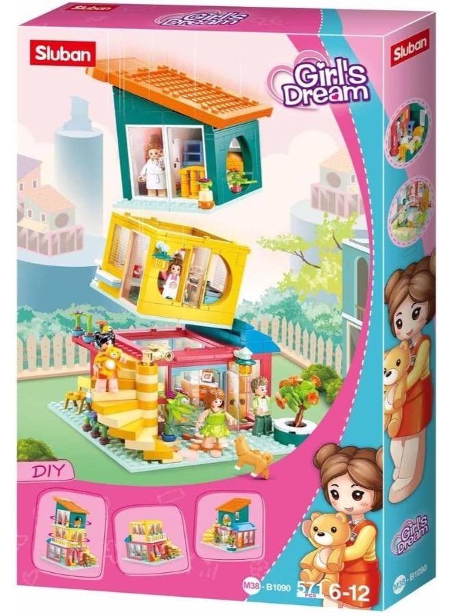 Sluban Jinja House Girls Building Pieces - 571 Pieces - Image 4