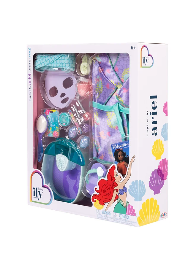 ديزني Ily Ariel Inspired Deluxe Accessory Pack Spa Set