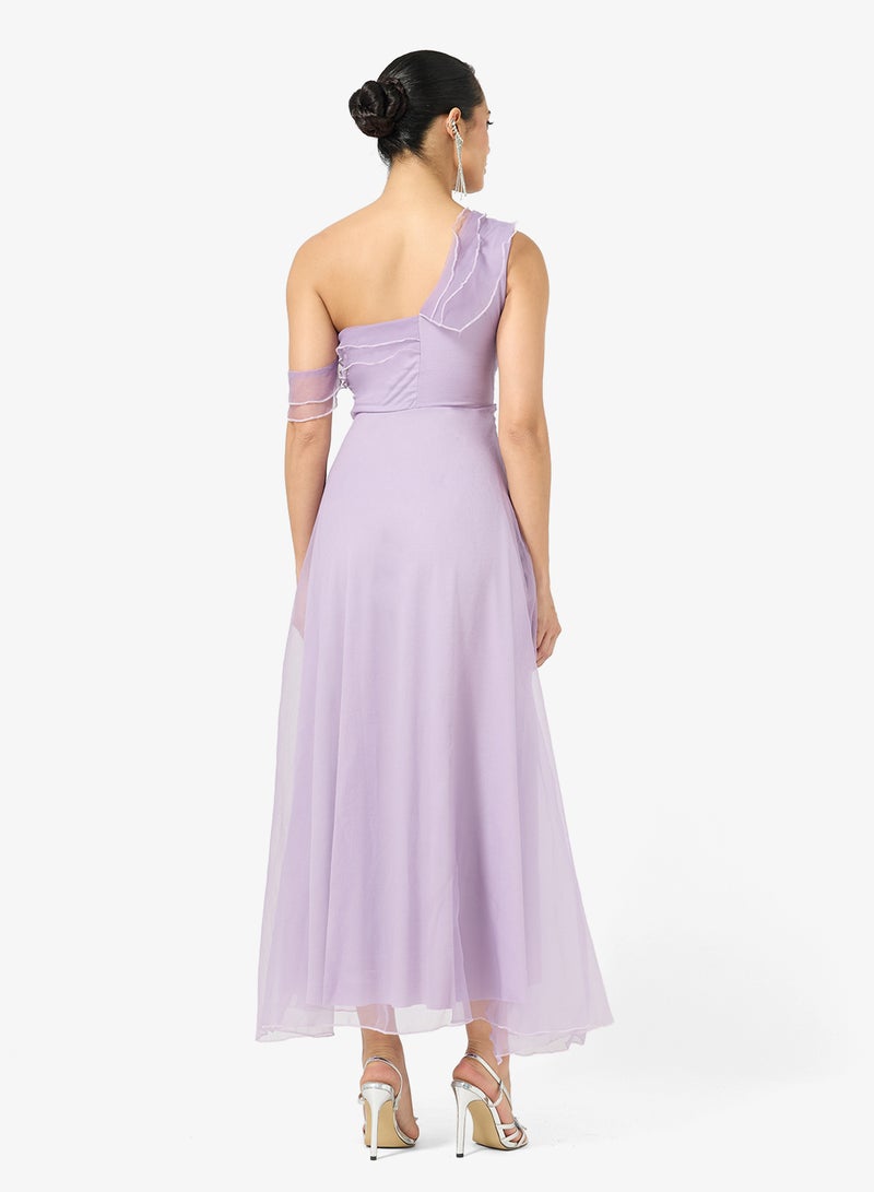 Ella Limited Edition Ruffled Chiffon Gown Dress - Image 2