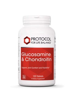 Protocol For Life Balance Glucosamine And Chondroitin Extra Strength Formula To Support Healthy Joint Function And Promotes Stronger Bones And Cartilage 120 Tablets  - Image 1