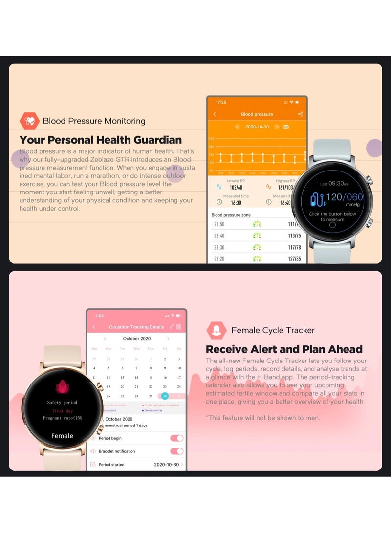 Zeblaze ZL02D Smart Watch with Call Feature AI Voice Assistant and Health Monitoring for Advanced Fitness Tracking - Image 2