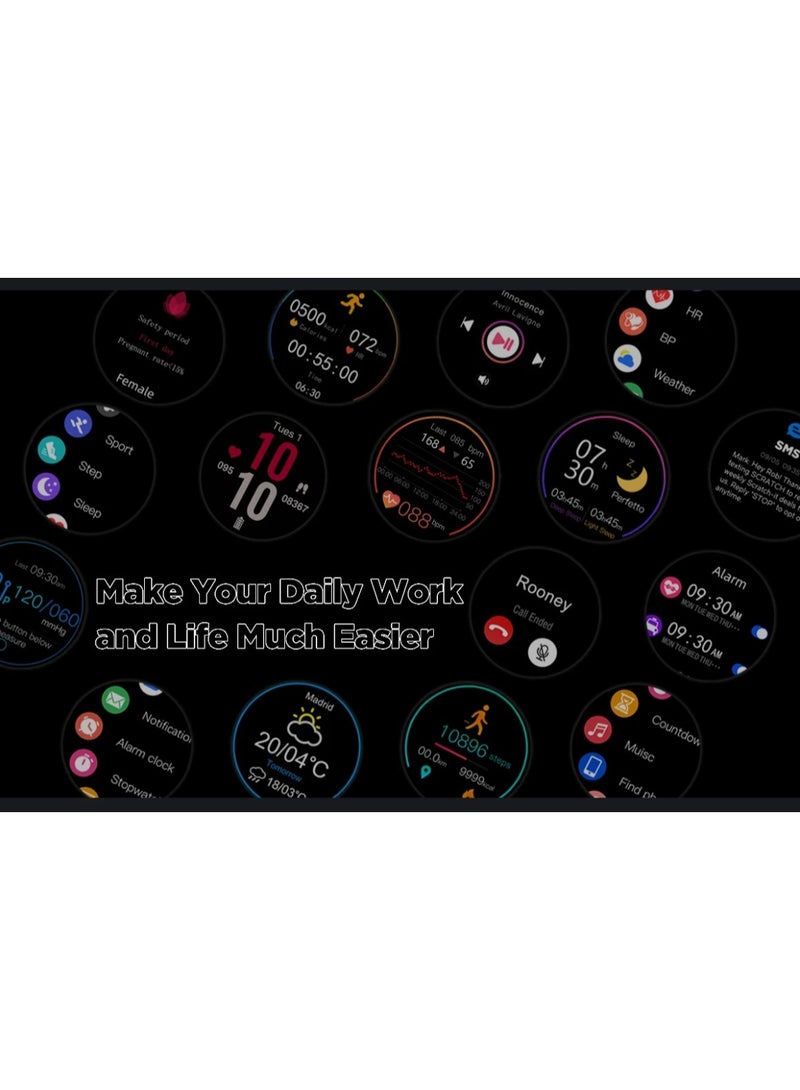 Zeblaze ZL02D Smart Watch with Call Feature AI Voice Assistant and Health Monitoring for Advanced Fitness Tracking - Image 4