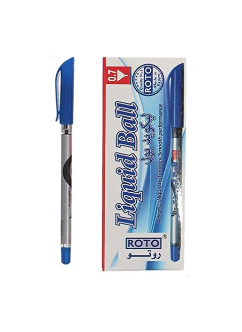 Roto Liquid Ball Rollerball Pen, 0.7 mm - Blue