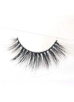 Suncolor Hair 2 Pairs False Eyelashes 3D Mink In Gift Bag Packing Cross Lashes Natural Looking Soft Fur Makeup Tools (801)  - Image 1