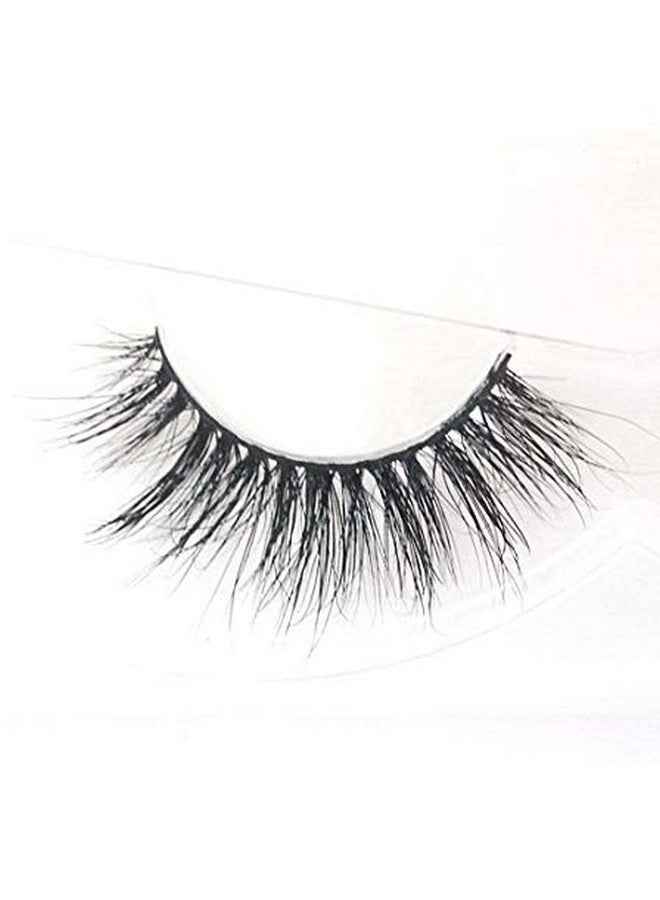 Suncolor Hair 2 Pairs False Eyelashes 3D Mink In Gift Bag Packing Cross Lashes Natural Looking Soft Fur Makeup Tools (801) - Image 1