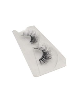 Suncolor Hair 2 Pairs False Eyelashes 3D Mink In Gift Bag Packing Cross Lashes Natural Looking Soft Fur Makeup Tools (801)  - Image 4