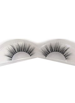 Suncolor Hair 2 Pairs False Eyelashes 3D Mink In Gift Bag Packing Cross Lashes Natural Looking Soft Fur Makeup Tools (801)  - Image 5