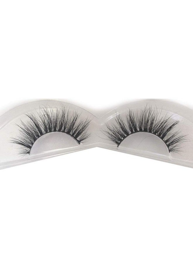 Suncolor Hair 2 Pairs False Eyelashes 3D Mink In Gift Bag Packing Cross Lashes Natural Looking Soft Fur Makeup Tools (801) - Image 5