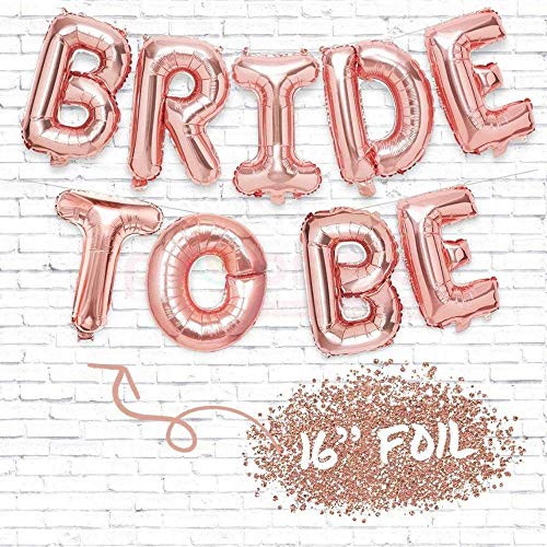 Propsicle Bachelorette Silk Sash Pack of 1 Pink Bride to Be Sash & Rose Gold Balloon Bridal Shower Theme Party Decoration Item for Spinster Party Accessories - Image 3