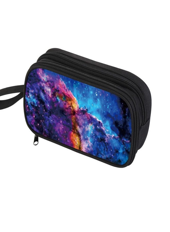 Dispalang School Pencil Case Galaxy Pencil Bag for Students Adult Office Pen Bag Zipper Pencil Box - Image 1