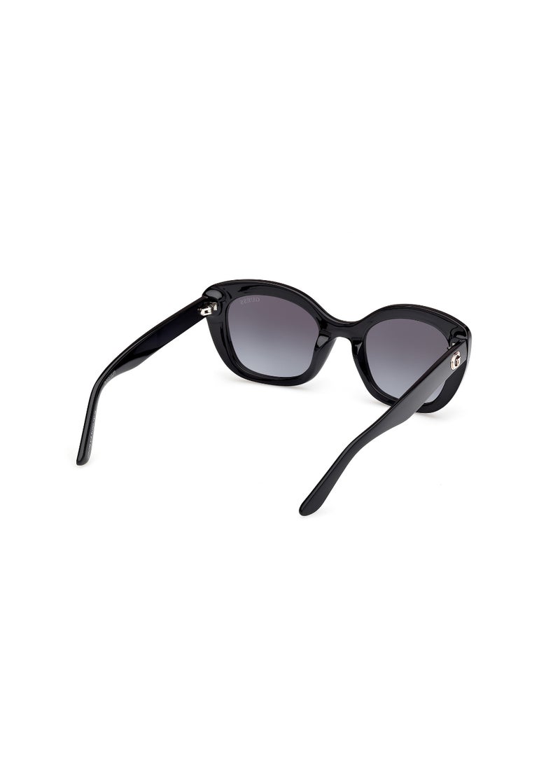 GUESS FULL RIM FEMALE SQUARE BLACK INJECTED SUNGLASSES - Image 5