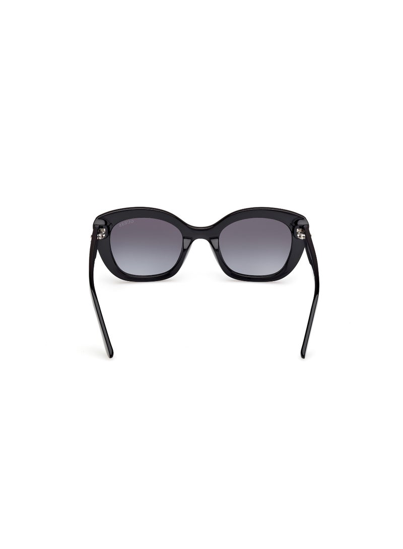 GUESS FULL RIM FEMALE SQUARE BLACK INJECTED SUNGLASSES - Image 4