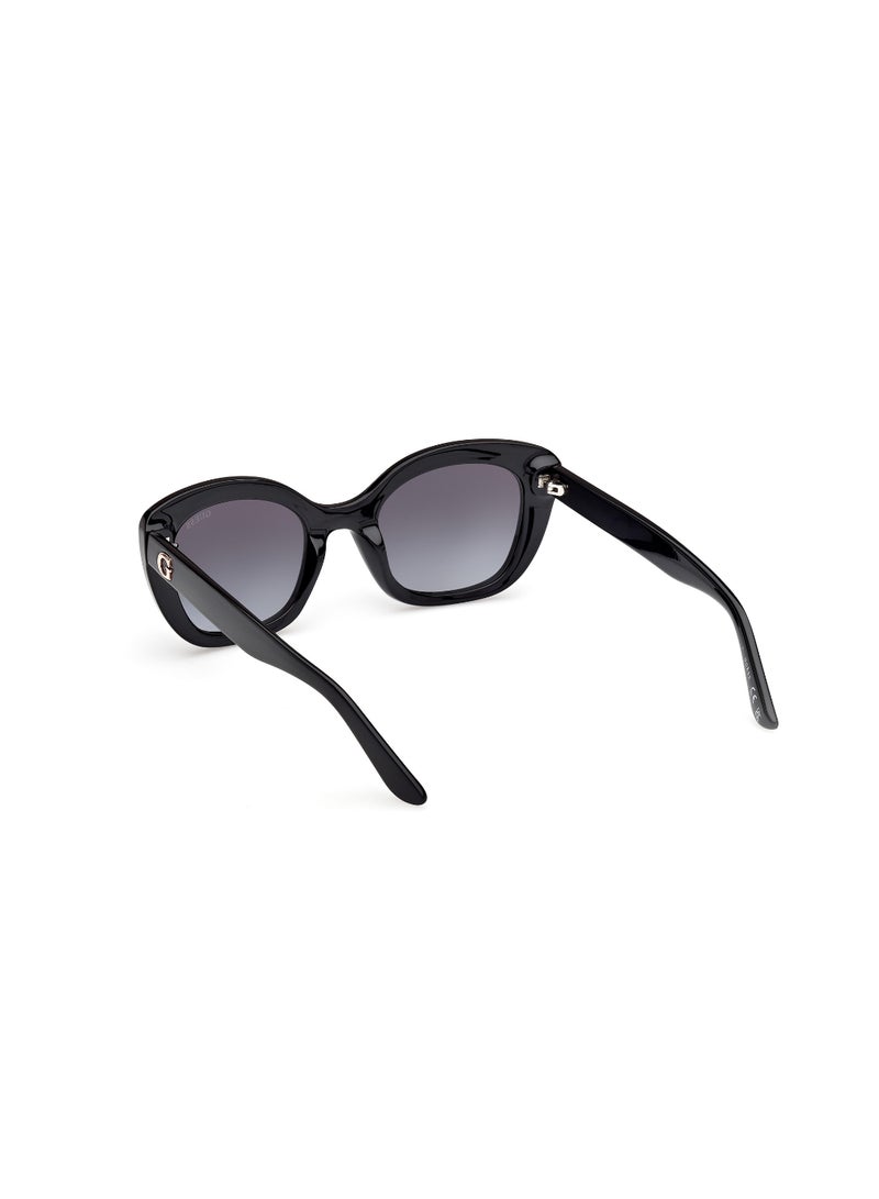GUESS FULL RIM FEMALE SQUARE BLACK INJECTED SUNGLASSES - Image 3