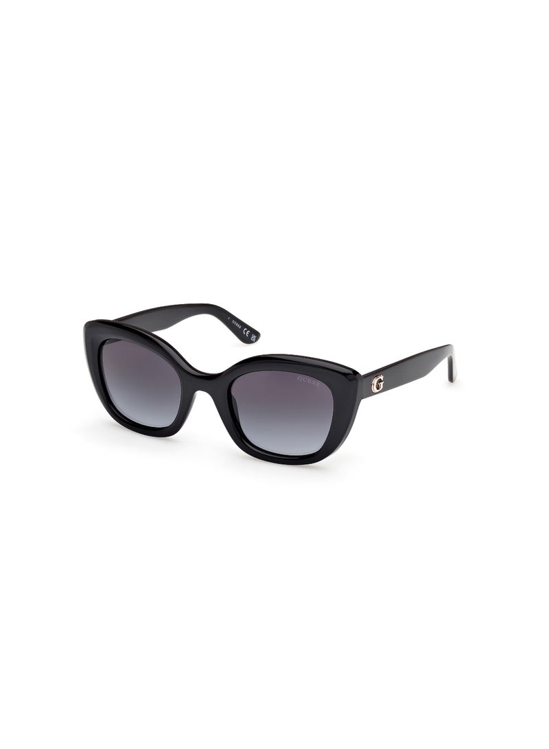 GUESS FULL RIM FEMALE SQUARE BLACK INJECTED SUNGLASSES - Image 1