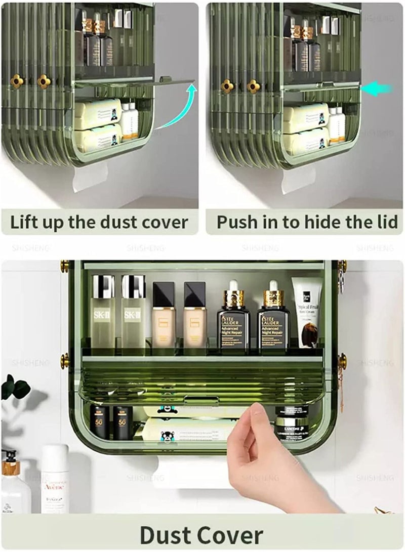 LIMOS Wall Hanging Makeup Storage Organizer Skincare for Bedroom Bathroom - Image 3