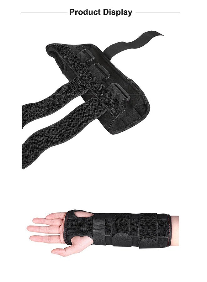 Generic Wrist Brace for Carpal Tunnel Night Sleep Wrist Support Brace Wrist Splint Great for Wrist Pain Sprain Sports Injuries Joint Instability Suitable for Left and Right Hands  - Image 4