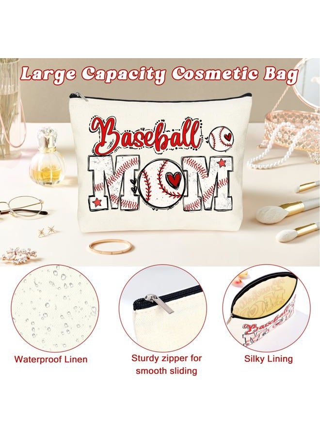 SiplyHaven Baseball Mom Gifts Tote Bags for Women Baseball Mom Essentials Bag Birthday Thanksgiving Christmas Gifts for Mama - Image 4