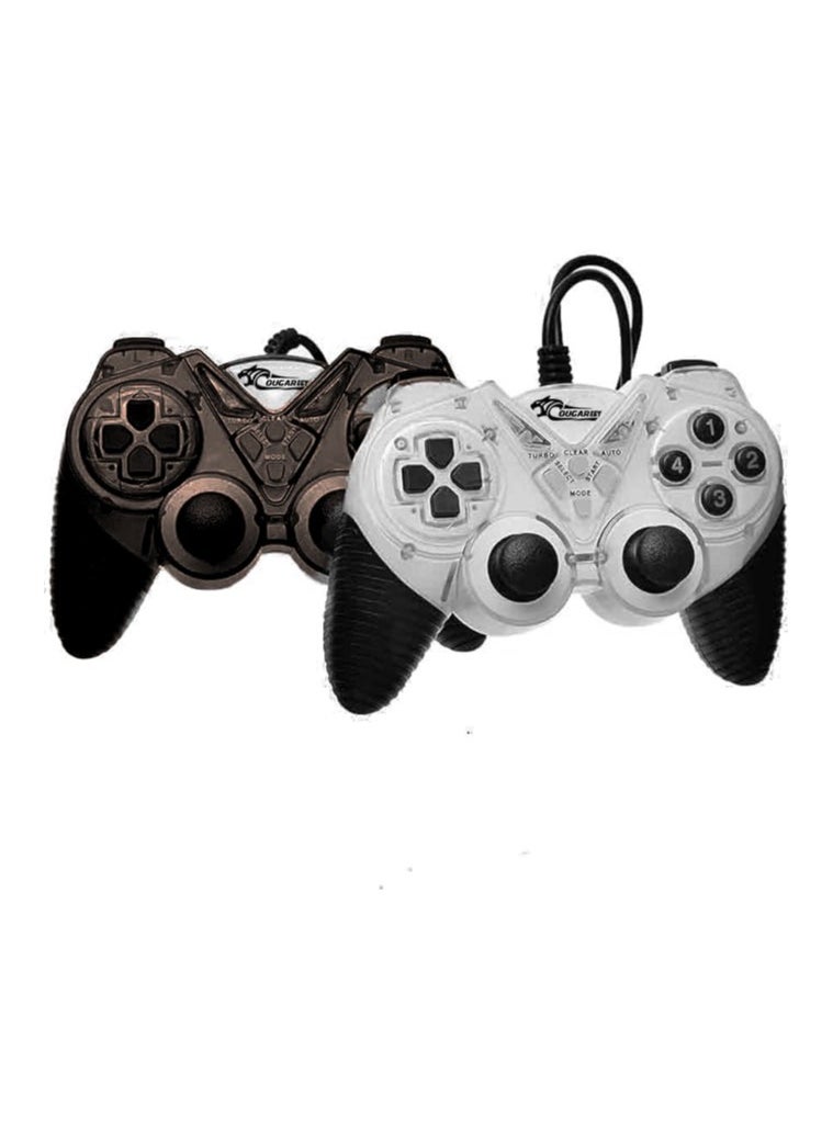 Cougar COUGAR-EGY (9082) USB Wired Double Gamepad Turbo Controller with Vibration Function For PC or Laptop, 1.5 Meter  - Image 3
