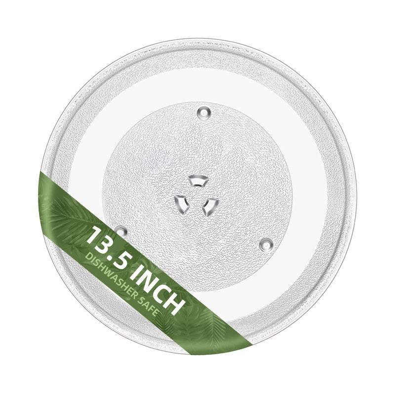 135 Microwave Glass Turntable Plate Compatible with 5304509621 Frigidaire microwave plate WB39X10032 GE microwave plate replacement JVM3106 WB49X10002 13 12 Samsung Microwave Plate DE7420016A