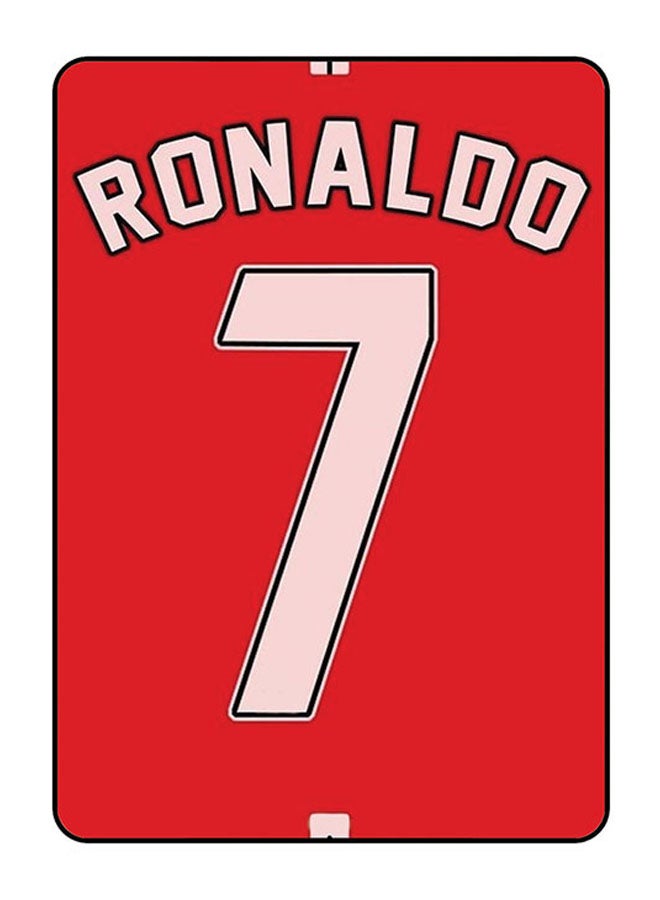 EYE CATCH Protective Case Cover For Samsung Galaxy Tab A9 Plus Ronaldo Red Shirt - Image 1