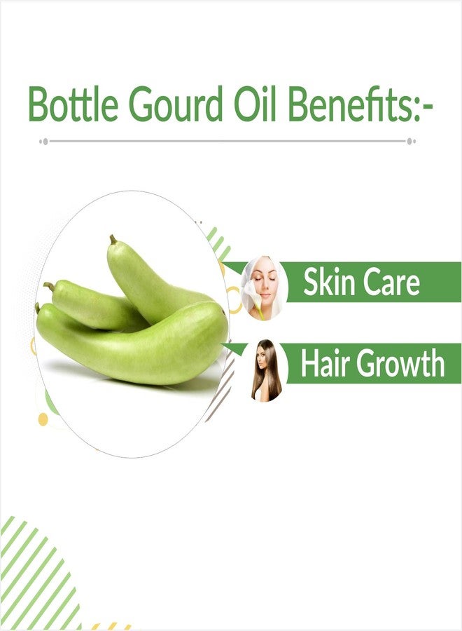 B-URBAN Bottle Gourd (Lagenaria Siceraria) Oil|100% Pure & Natural Undiluted Essential Oil Organic Standard For Skin & Hair |Therapeutic Grade, Reduces Hair Frizziness,Tackles Premature Aging-30ML - Image 3