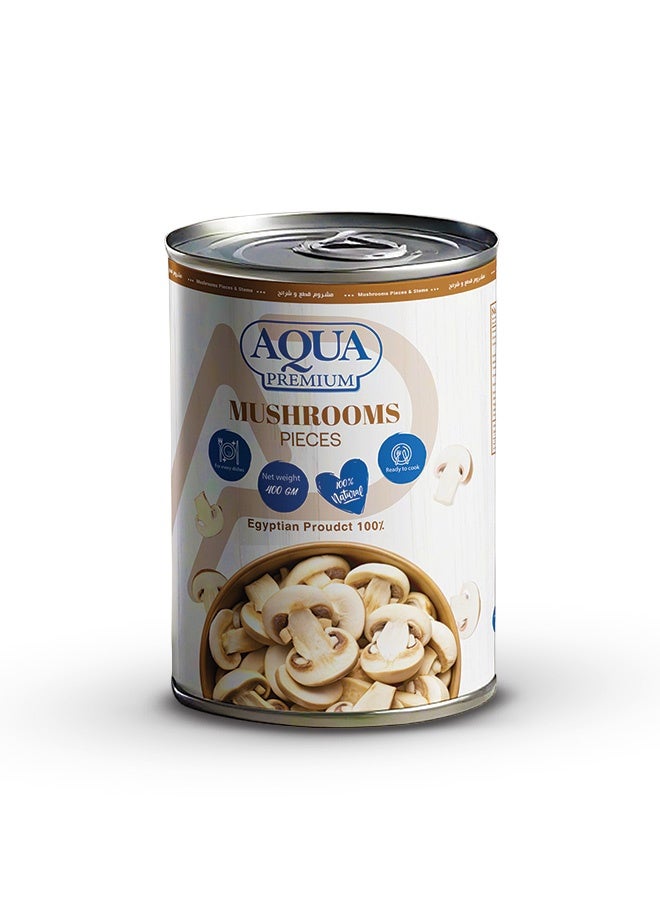 AQUA PREMIUM Mushrooms easy open 400grams Pack of 2 - Image 2