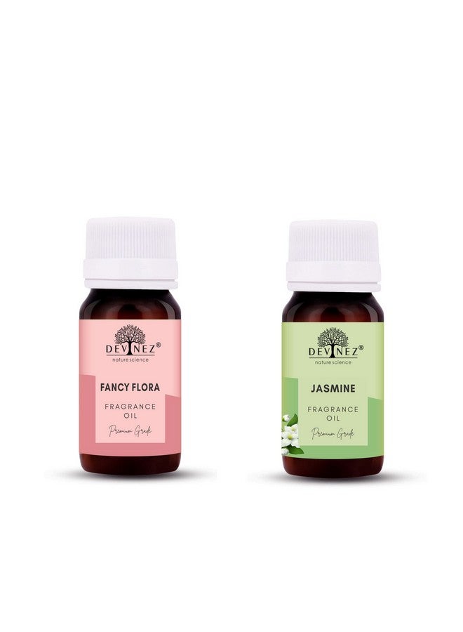 Devinez Fancy Flora Denim Jasmine Aroma Oil For Ultrasonic Aromas/Tealight/Reed Diffuser (15Ml Each Multicolour) - Image 1