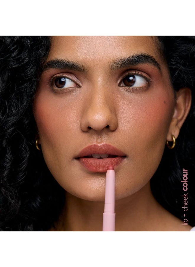 روبيز أورجانيك أحمر الشفاه "OneStick" من Ruby’s Organics للنساء - درجة Blurr، قلم تحديد للشفاه والخدود، لمسة نهائية مطفأة (Matte)، مكياج شفاه - غني بمضادات الأكسدة والفيتامينات، خالٍ من المواد الكيميائية - لون توتي (Raspberry). - Image 3