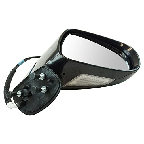 TRQ Passenger Side Power Heated Mirror Paint to Match with Memory Puddle Light Compatible with 2007 Lexus ES350 LX1321145 - Image 2