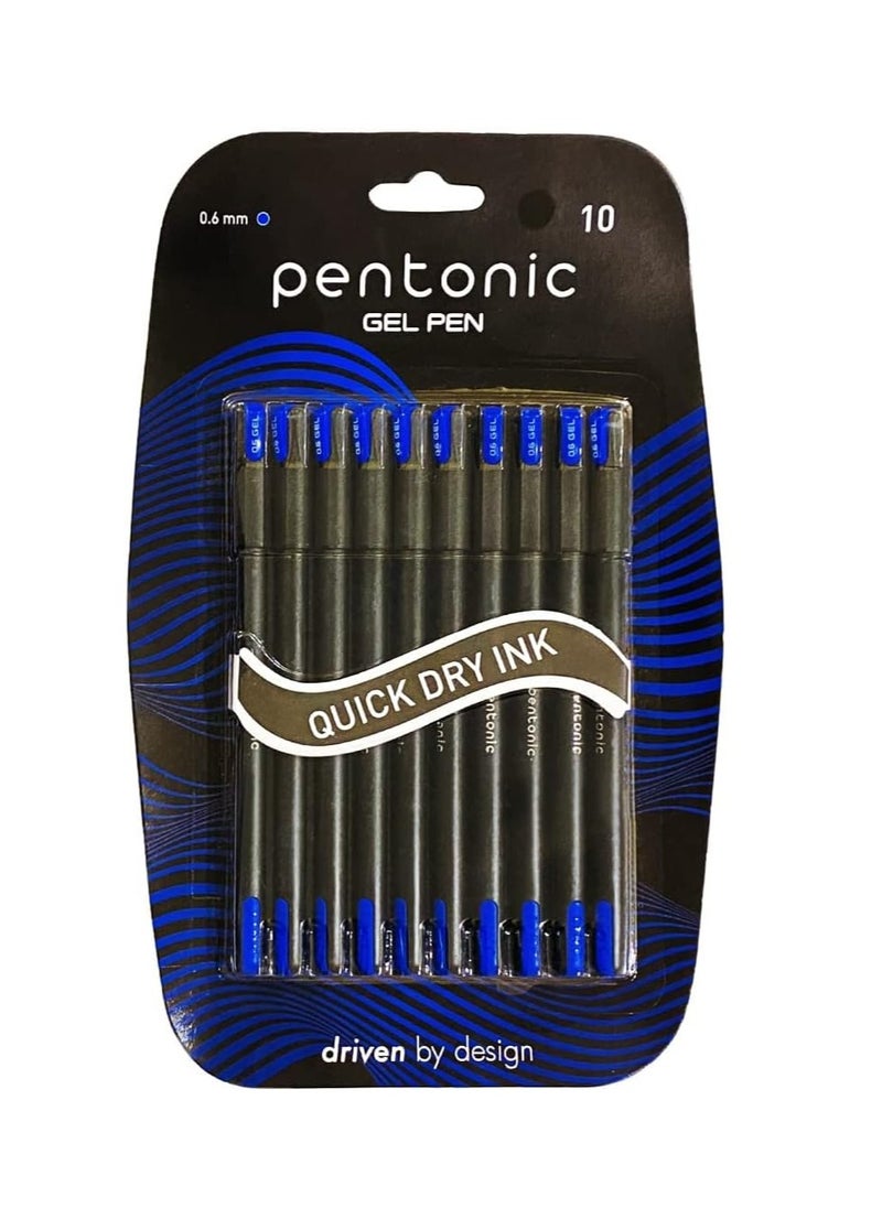 Pentonic Gel Pen (Pack of 20, Blue Ink)  - Image 1