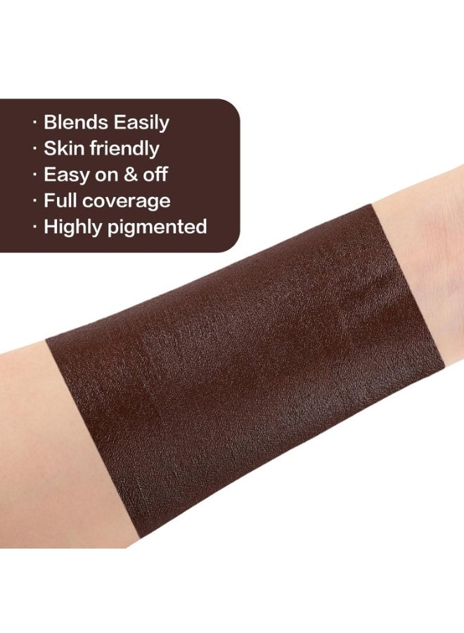 BOBISUKA BOBISUKA Brown Face Paint, Oil-based Body Painting Kit, Cream Blendable Facepaint for Halloween Cosplay, Costume, Parties, Stage, Theater, SFX Special Effect Makeup and Hunting Camo - Image 3