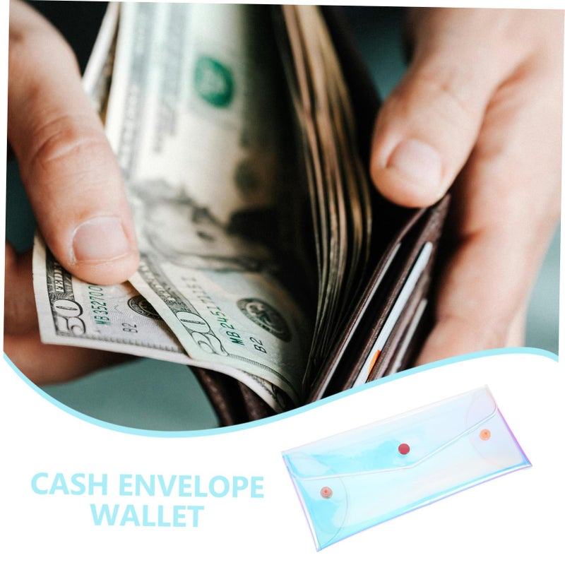 Envelope Style Headphone Bag RFID Wallet Small Credit Card Holder Black - Image 4