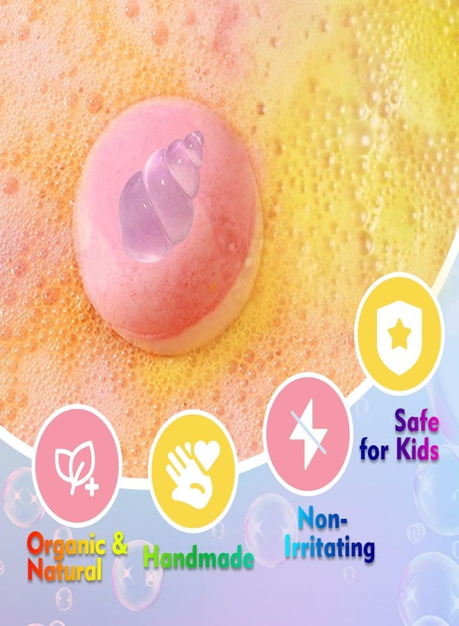Excalla Bath Bombs for Kids with Surprise Toys Inside, 20 Pack Kids Bath Bombs with Glow in The Dark Toys, Natural Handmade Bubble Bath Fizzy Ball, Birthday Christmas Gift Set for Girls Boys - Image 3