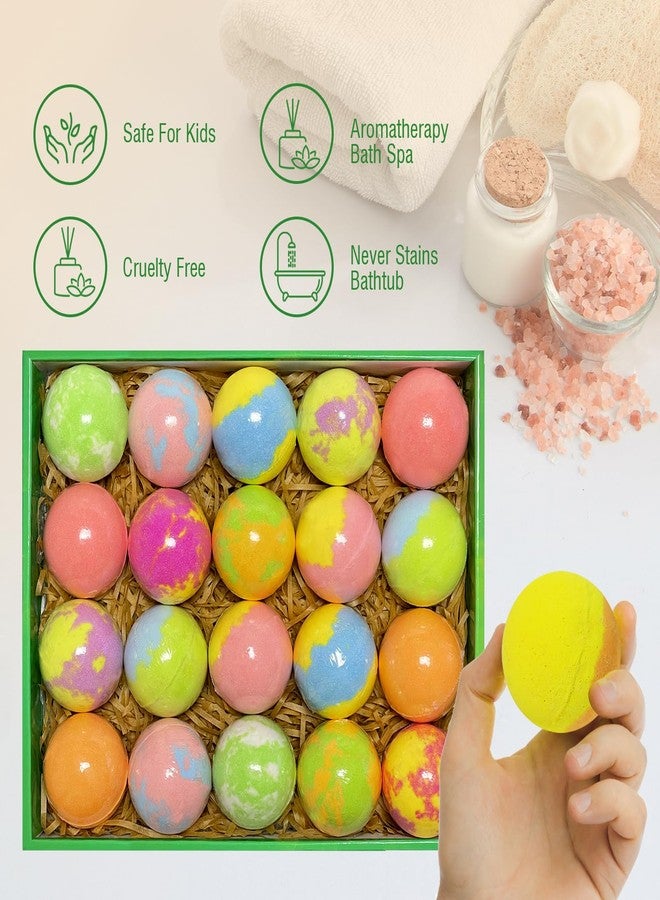 Excalla Bath Bombs for Kids with Surprise Toys Inside, 20 Pack Kids Bath Bombs with Glow in The Dark Toys, Natural Handmade Bubble Bath Fizzy Ball, Birthday Christmas Gift Set for Girls Boys - Image 5