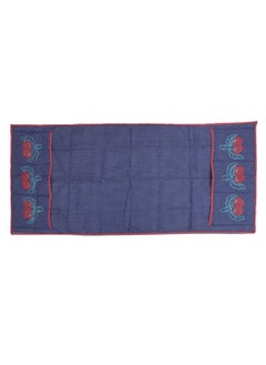 Kuber Industries Kuber Industries Fridge Top Cover|Refrigerator Cover for Kitchen|Fridge Top Cover with Pockets and Handle|Non-Woven Strawberry Dot Print (Blue)  - Image 2