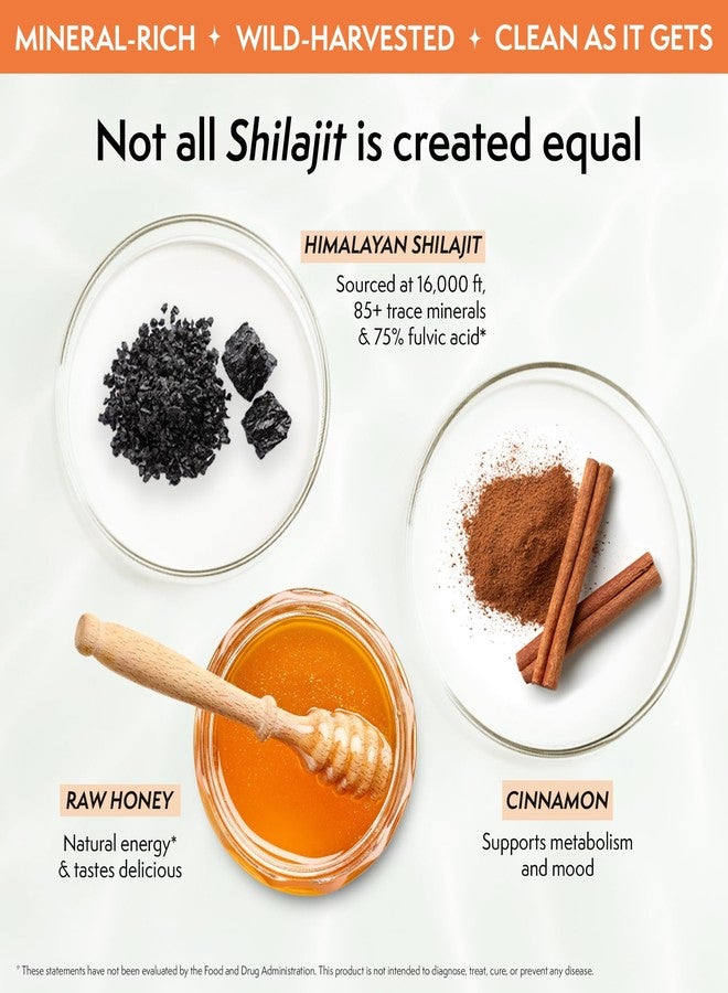 NOVOKIND 400mg Himalayan Shilajit for Men with Honey - Cinnamon, On-the-Go Energy Sticks & Immune Support for Women | 75%+ Fulvic Acid | 85+ Trace Minerals, 100% Natural, Pack of 30 - Image 4