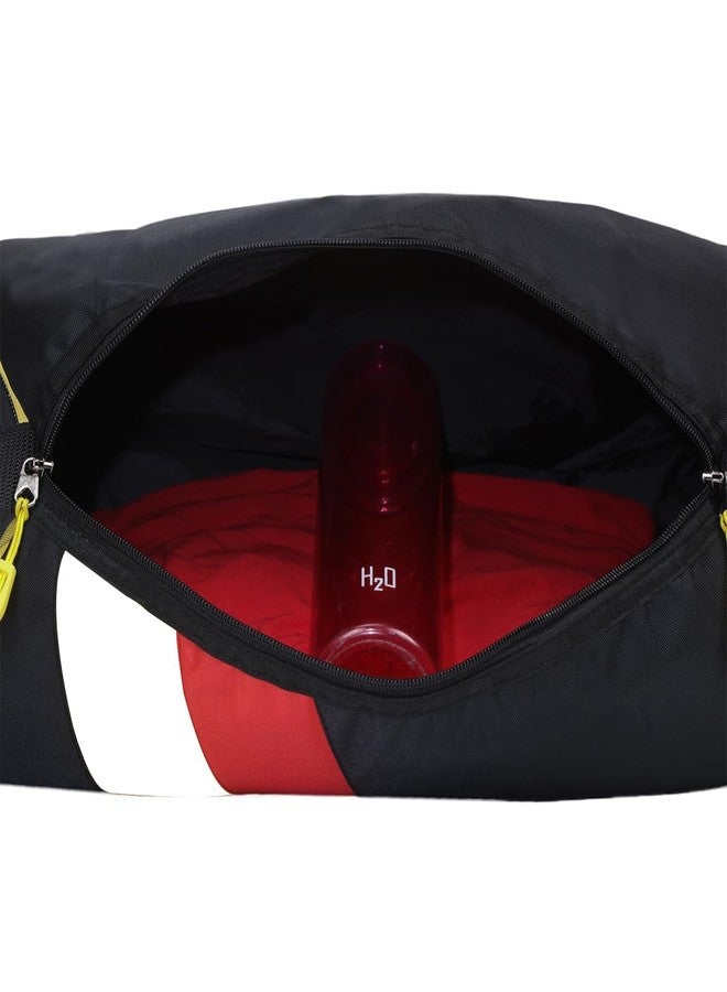 Impulse Vegas Black 20L Polyester Duffle Bag with Adjustable Strap | Lightweight Travel & Gym Bag for Men & Women | 1 Year Warranty - Image 5