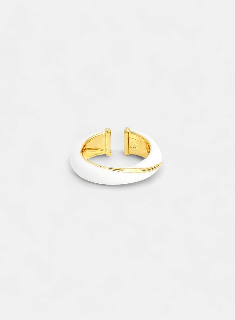 SOHI Adjustable Contemporary Artificial Finger Ring Jewellery