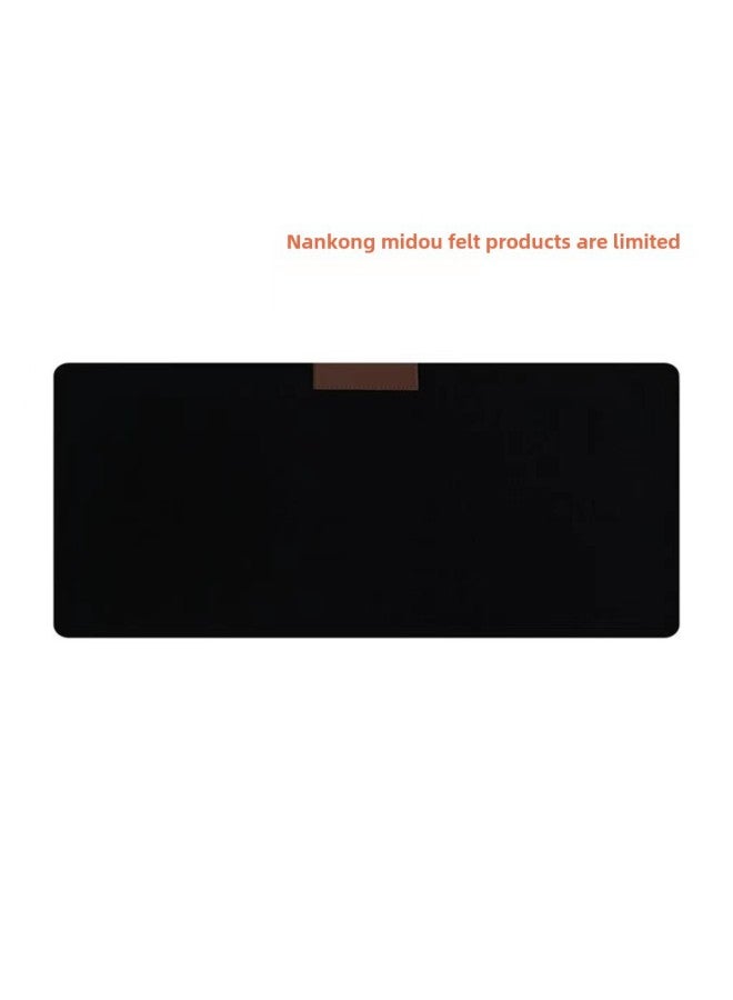 [Felt Mouse Pad] Special For Writing Desk Felt Mouse Pad Simple Student Table Pad Mouse Pad-Color:Dark Gray-Pattern:30*90cm  - Image 5