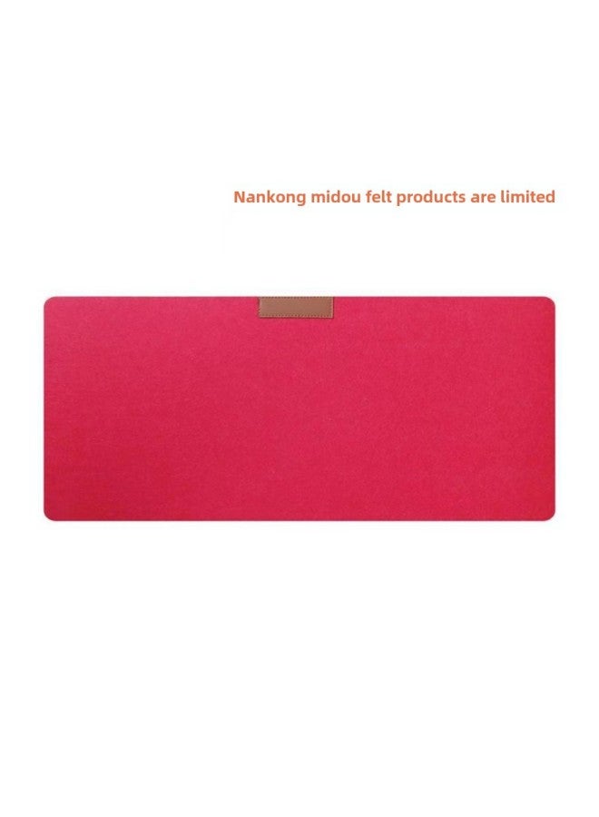 [Felt Mouse Pad] Special For Writing Desk Felt Mouse Pad Simple Student Table Pad Mouse Pad-Color:Dark Gray-Pattern:30*90cm  - Image 3