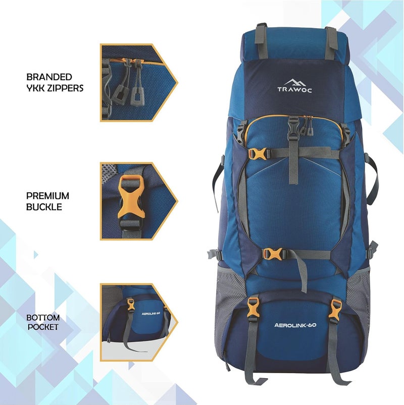 TRAWOC AEROLINK 60L Travel Backpack - Image 2