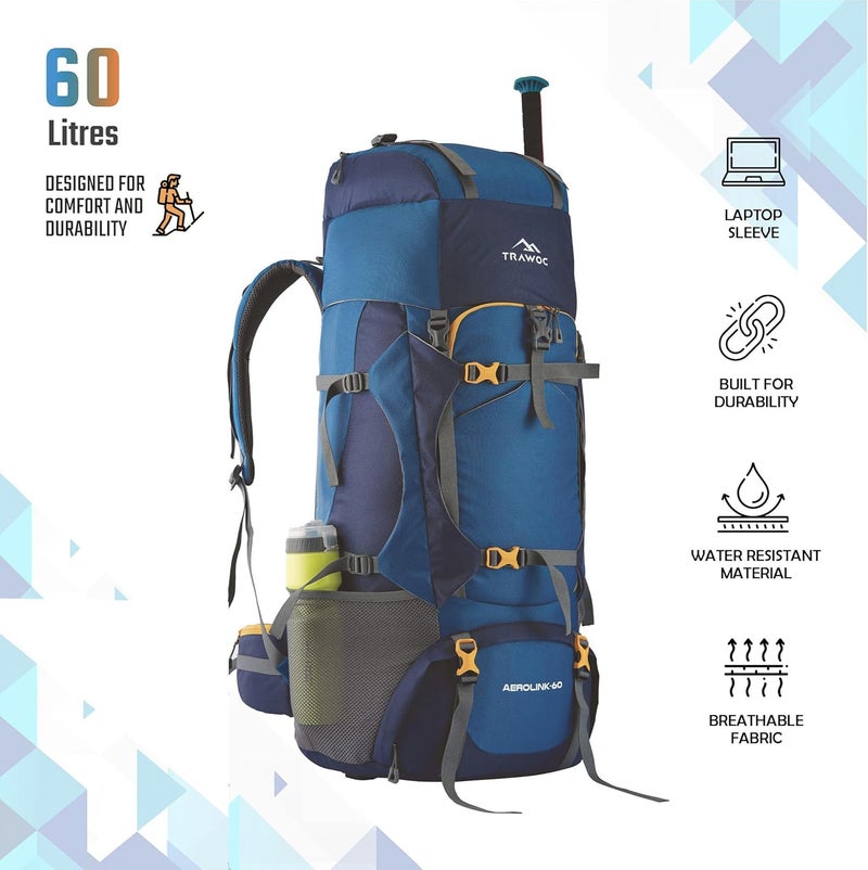 TRAWOC AEROLINK 60L Travel Backpack - Image 4