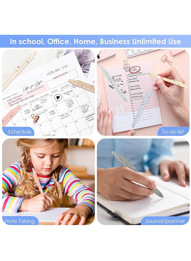 Generic Gel Pens, 0.5mm Premium Gel Roller Pens,  Gifts for Teen Girls Kids, Preppy Essentials Smooth Writing Stationary Study Nursing Office School Drawing Supplies  - Image 4