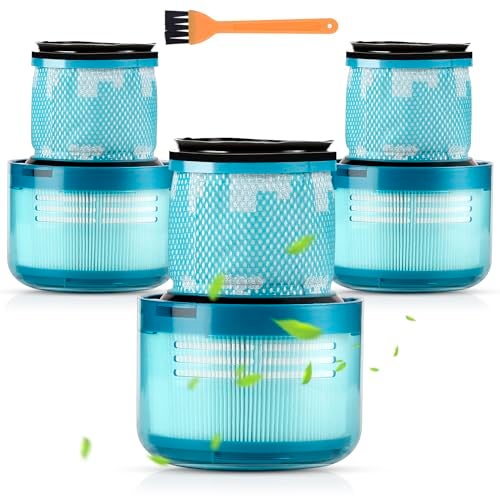CHAIN PEAK (3 Pieces) V15 Replacement Filters for Dyson V15 Detect Complete, V15 Detect Absolute, V15 Submarine, V15 Animal, V11 Animal Filter, V11 SV14 Filter True HEPA Filters, Replace Part no. 970013-02 - Image 1